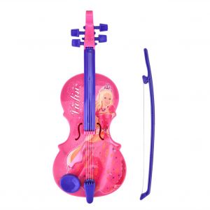Violon Electrique A 4 Cordes Pour Enfants, Jouet Educatif, 8 Chansons Avec Lumiere - Neuf