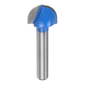 Kal-Boîte De Noyau De Bit De Routeur 1/4 Tige 5/8 Pouce Diamètre De Coupe Mèche De Routeur À Nez Rond, 2 Cannelures, En Carbure Pour Menuiserie, Outil Fraisage Pour Travail Du Bois - Neuf