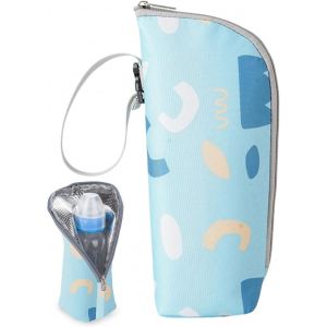 1 X Insulated Bottle Bag,Thermal Bags For Baby Bottle,Bottle Warmer For Babies,Portable Hanging Bottle Bag,Bottle Holder,Travel Bottle Insulation,Travel Bag,Stroller,Travel Bag - Neuf