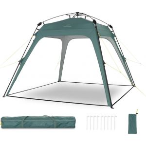 Ulteronixshop-Justcamp Alabama Tente Abri Tonnelle De Camping 250 &times; 250 Cm &iquest; Protection Uv 50+, Colonne D'eau 3000 Mm, Montage Rapide, Stable, Id&eacute;al Pour Le Camping, Pavillon Le Jardin Et La Plage - Neuf