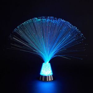 Lampe À Fibre Optique À Base Lumineuse Colorée Avec Des Étoiles Partout - Neuf