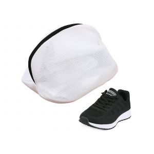 Sacs &agrave; chaussures en filet avec fermeture &eacute;clair - Lot de 2 sacs &agrave; linge - Neuf