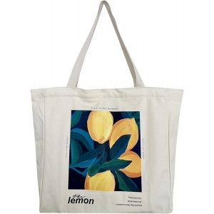 Senior-Sac Tissu, Tote Bag, Sac Toile, Sacs De Courses Et Cabas, Sac En Toile De Jute, Sac Fourre Tout,Sac Courses, Sac Jute Extra Large, Sac En Tissu Imprimé Pour Femme,Le Shopping, L'École[L879] - Neuf