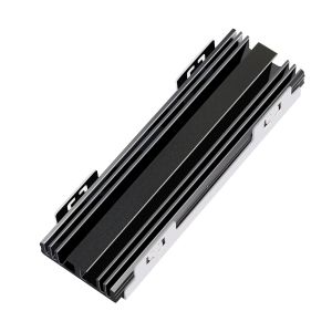 M.2 Dissipateur de chaleur NVME 2280 SSD refroidisseur double face avec coussinet en silicone thermique pour PS5 PCIE NVME M.2 SSD ou NGFF SATA M.2 SSD ordinateur et PC (noir) - Neuf