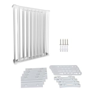 2X Barriere de securite 5 panneaux installation facile,Blanc 310CM - Neuf