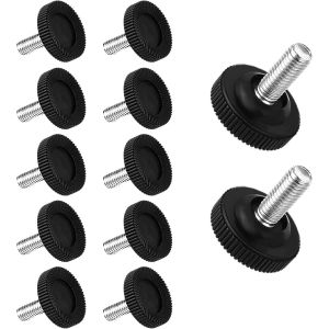 Lot De 12 Pieds De Nivellement Réglables Pour Meubles, Pieds De Table, Pieds De Nivellement Robustes À Visser Sur Les Meubles, Pour Table, Armoires, Chaises, Tabourets De Bar, Bureau, Commode - Neuf