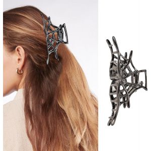 Pince Cheveux Halloween, Halloween M&eacute;tal Pince Cheveux, Pince Cheveux Femme M&eacute;tal, Accessoires Pince Halloween, Halloween Hair Clip, Pour Femme Fille (A) - Neuf