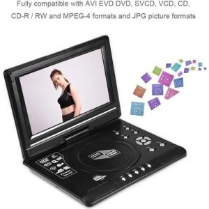 Lecteur DVD Portable Ecran Rotatif 9 pouce - Neuf