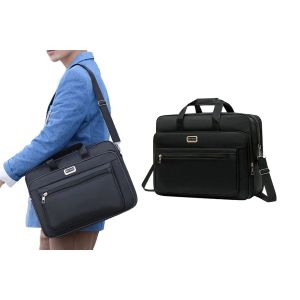 Sacoche pour ordinateur portable 15,6 pouces pour homme - Sacoche bandouli&egrave;re avec bandouli&egrave;re - Neuf