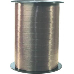 Une Bobine De Ruban Bolduc Lisse - 500mx0,7 Cm - Marron Chocolat - Ruban D&iquest;&iquest;Coratif Cadeau, Diy, Emballage Cadeau - Neuf