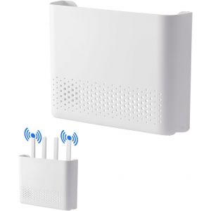 CAUC-Armoire pour routeur, bo&icirc;te de routeur, bo&icirc;te de rangement murale, &eacute;tag&egrave;re WiFi, &eacute;tag&egrave;re murale, couvercle de radiateur, bo&icirc;te de rangement pour cacher le routeur Wi-Fi, bo&icirc;te de rangement - Neuf