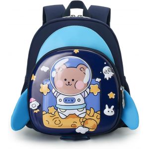 Sac à Dos Enfant Sac a Dos Maternelle Cartables Scolaires Maternelle Préscolaire Tout-Petits Sac à Dos Sacs d'école Filles Garçons Sacs Scolaires avec Sangle Anti-Perte Bleu foncé - Neuf