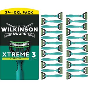 ChenQuanSarl-Rasoir Jetable Pour Hommes Xtreme 3 Sensitive, Idéal Pour Les Trousses De Toilette Des Hommes, Parfait Pour Le Ra Quotidien, Lot De 24 - Neuf