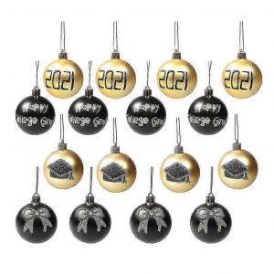 12pcs/set de Boules de No&euml;l en Plastique Boules Sph&egrave;re Arbre de No&euml;l Ornement de D&eacute;coration - Neuf