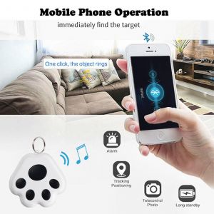 Gps Tracker Chien Chat Pet Mini Tag Smart Finder Locator Key Bluetooth Tracking Tracer - Neuf