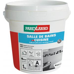 Salle de bains et cuisine,Colle carrelage en p&acirc;te pour mur int&eacute;rieur sp&eacute;cial pi&egrave;ces humides,1kg - Neuf