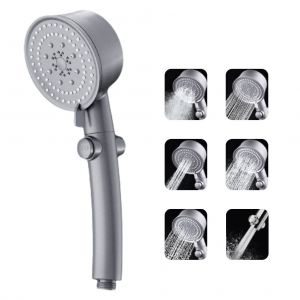 HJLIAN Pommeau de douche haute pression amovible avec 6 modes de pulverisation pour salle de bain - Neuf