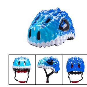 Casque De V&eacute;lo Enfant L&eacute;ger - Casque Cartoon R&eacute;glable Respirant Pour Gar&ccedil;ons Et Filles Protection S&eacute;curit&eacute; Skateboard Cyclisme Roller Sports Cyclisme - Bleu(50-54cm) - Neuf
