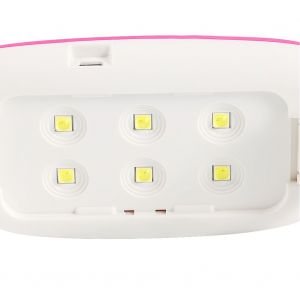 Seche-Ongles 6 W, Lampe Led Uv Pour Sechage De Vernis Gel, Outil De Manucure Portable, Rose - Neuf