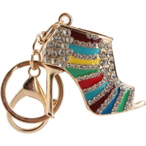 Kal-Forme Unique Cristal Porte-Clés Pendentif Porte-Clés Sac À Main Porte-Clés Porte-Clés Accessoires Porte-Clés Femmes Chaînes Orange Bling Breloque Pour - Neuf