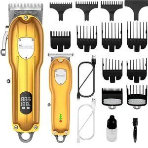 Tondeuse Cheveux Surker Sk-199 Tondeuse Barbe &Eacute;tanche Ipx7 - Neuf