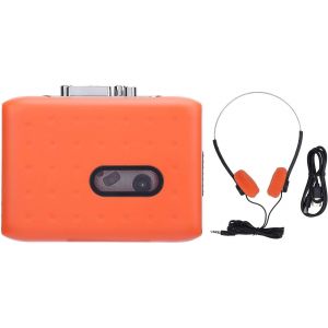 asas-Lecteur De Cassettes PortableMagnétophone Walkman,Lecteur De Cassettes Enregistreur Lecteur De Cassettes Vintage Avec Haut-Parleur Intégré,Prise Casque - Neuf