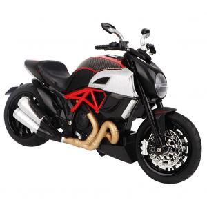 Modele De Moto Pour Enfant A L'echelle 1:12, Jouet Haute Simulation Avec Son Et Lumiere - Neuf