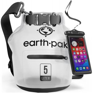 Wasserdichter Packsack Mit Schultergurt Und Wasserfester Handyhülle-Ideale Rolltop Tasche Beim Kajak Fahren,Wandern,Camping,Angeln,Bootfahren Und Rafting.[B2312] - Neuf