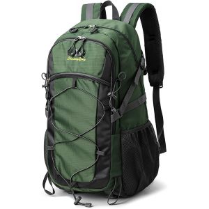 Nzqaf-Sac À Dos Randonnée 40 Litres, Sac A Dos De Voyage Homme Femme Pliable Etanche Sports Et Plein Air, Sac À Dos De Trekking En Polyester Respirant Pour Camping, L'escalade, Ski Et Cyclisme - Neuf
