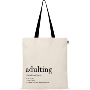 nzqaf-Mixte Stoffbeutel, Tote Bag Aesthetic, Einkaufstasche Canvas Tragetasche & Stofftasche Damen Morte, Taille Unique - Neuf