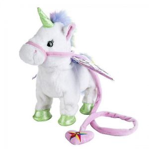 Peluche licorne populaire qui marche et parle - Peluche (blanche) - Neuf