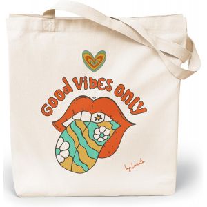ERSHI-Tote Bag Femme - Sac Cabas Femme Original - Tote Bag Coton 100% Grand Tote Bag 35 x 42 x 8 cm - Sac Fourre Tout Femme en Toi[3 - Neuf
