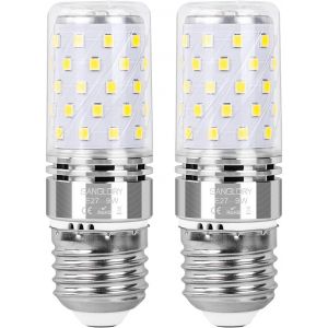 Kal-2 Pièces Ampoule Led E27 Blanc Froid, 9w/950lm, Equivalent 80w Halogène, Ampoule Led Culot Edison À Vis E27, 360° Faisceaux, Ampoules Led Intérieur E27 6000k, Non Variable - Neuf