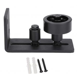 Guide De Sol R&eacute;glable En Acier Au Carbone Pour Porte De Grange Coulissante (Double Rouleau) - Neuf