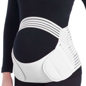Taille M - Blanc - Ceinture De Maternité - Soutien Du Ventre Après L'accouchement - Neuf