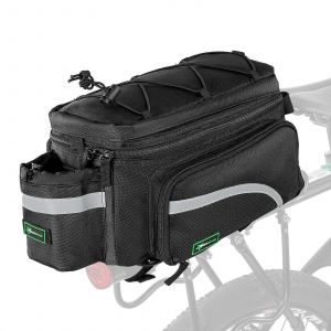 Sacoche De Coffre De Velo 12l-24l, Sacoche Arriere Pour Porte-Bagages De Velo Electrique - Neuf