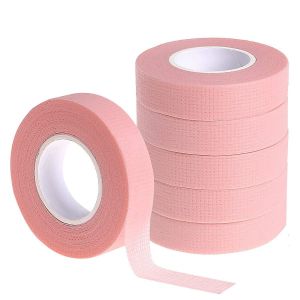 Ruban Adhésif Pour Extensions De Cils, 6 Rouleaux (1,3 Cm X 9,1 M, Rose) Ruban Adhésif Pour Extensions De Cils, Tissu Microporeux Respirant Pour Extensions De Cils - Neuf
