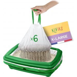 Shiliu-Pack De 6 Sacs À Litière Filtrants Anti-Gaspi (X-Large)[1627] - Neuf