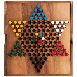 Mdy-U2013 350300 - Dames Chinoises U2013 Coffret De Jeu En Bois Ecologique U2013 Jeu De Société Familial U2013 Stratégie U2013 2 À 6 Joueurs U2013 À Partir De 7 Ans U2013 13 X 14,3 X 3 Cm U20 - Neuf