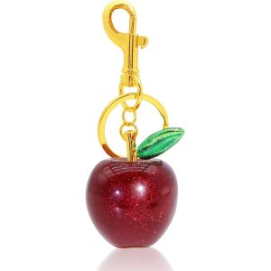 KAL-Charm De Pomme Adorable, Porte-Clés, Cadeaux Avec Accessoires De Pomme, Fruit Porte-Clés Accessoires De Sac À Main Cadeaux Pour Femmes - Neuf