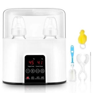 Chauffe Biberon Stérilisateur Pour Biberons 6 En 1 , Réchauffeur Rapide Pour Aliments Pour Bébés Avec Écran Lcd Sans Bpa - Neuf