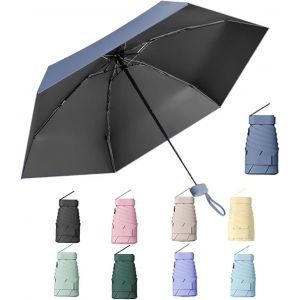 Mini Parapluie De Voyage, Petit Parapluie Uv, Parapluie De Poche, Parapluie Pliable, Parapluie De Poche Portable, Parasol Portable (Appartement) - Neuf