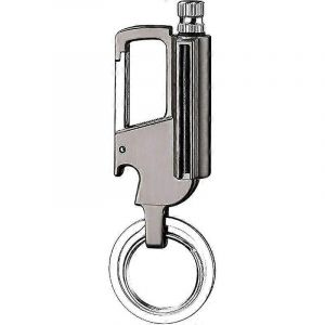 Promotion d'hiver,Allumettes permanentes en métal,imperméable,silex,allumettes en métal,allume-feu,ouvre-bouteille,porte-clés de voiture,briquet,extérieur,kérosène,rechargeable - Neuf