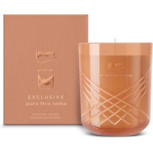 Ipuro Féve Tonka - Bougie Parfumée Exclusive - Avec Teneur Accrue En Huile Parfumée - Dans Un Verre - Bougie Parfumée De Qualité Supérieure Avec Vanille Et Fève Tonka, Notes De Rose Et De Bois De - Neuf