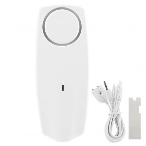 Detecteur de fuite d'eau intelligent, capteur d'inondation WiFi, batterie rechargeable incluse - Neuf