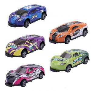 5-16PCS Children Stunt Toy Car Alloy Pull Back Car Ejection Jumping Stunt Car 360 Flip Dump Car Toy Children Birthday Gift-pièces aléatoires - Neuf