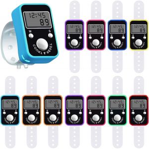 Compteur Manuel,Tasbih Electronique,12 Pièces Compteur Electronique,Compteur Numérique,Compteur Électronique,Compteur Digital,Compteur Numeration Pour Golf,Cas,Coach,Ecole,Train,Sports - Neuf