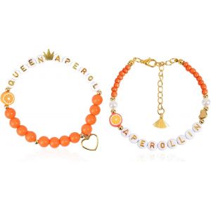 2 Morceaux De Bracelet De Perles,Bijoux Cr&eacute;atifs Simples Et &Agrave; La Mode,Bracelet De Perles Pour Femmes,Amiti&eacute;,V&ecirc;tements Et Accessoires De V&ecirc;tements. - Neuf