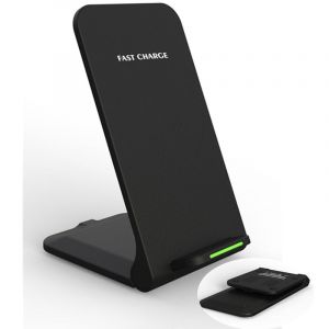 Chargeur Sans Fil Pliable - Chargeur Induction Certifi&eacute; Qi 15w Max, Wireless Charger Stand, Compatible Avec Samsung Note20/Note20+/Note10/S10, Iphone 14 S&eacute;ries/13 S&eacute;ries, Etc - Neuf