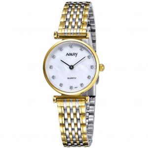 Nary 1907 Bracelet En Acier Inoxydable Mouvement &Agrave; Quartz Montre-Bracelet Analogique Montre De Couple Femme - Neuf